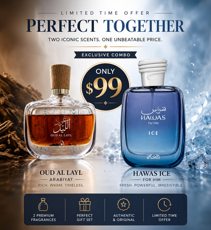 Combo Hawas ice+oud al layl